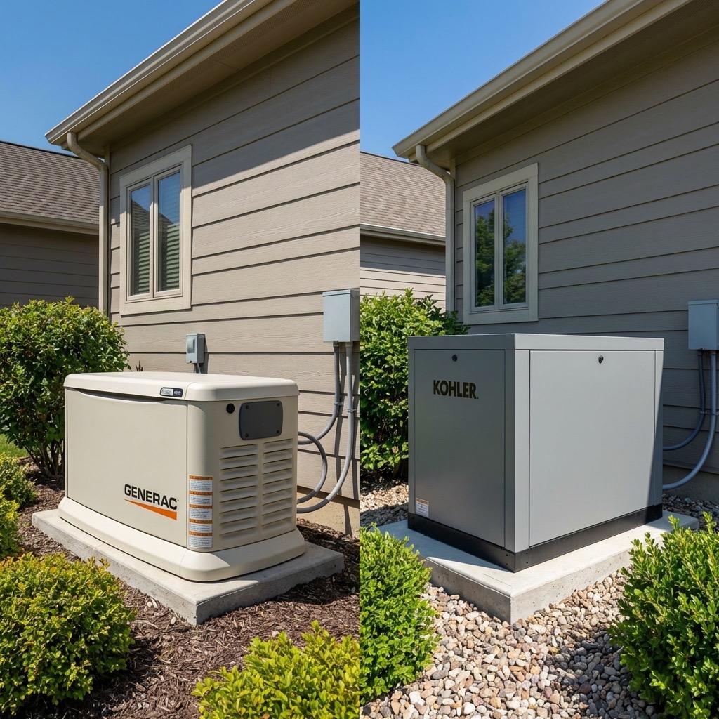 Generac vs Kohler Generators: Which Whole-Home Generator Is Best for Your Home?