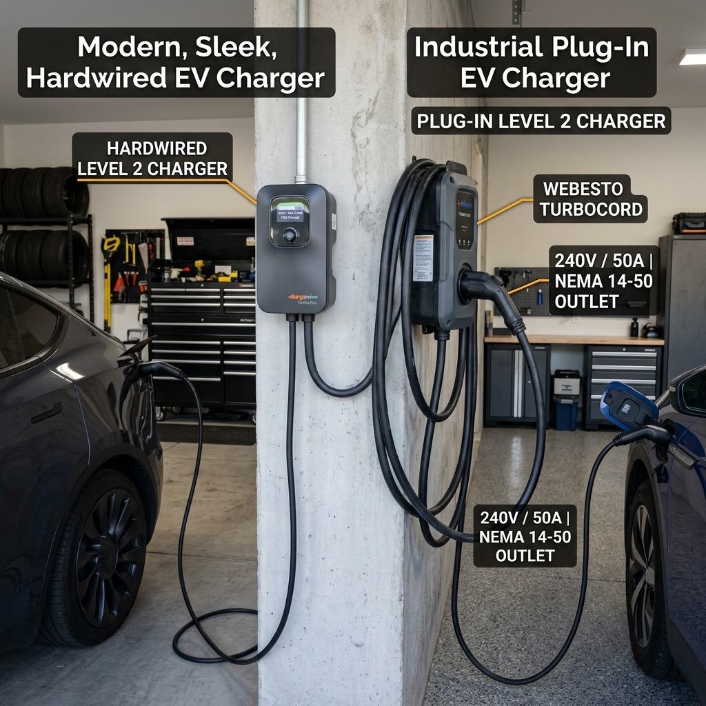 Hardwired vs Plug-In EV Charger: Pros, Cons & Costs in Virginia