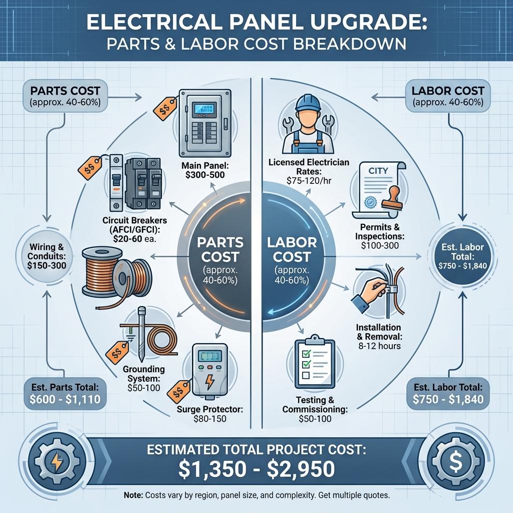 Electrical Panel Upgrade Cost Breakdown: What to Expect in 2024