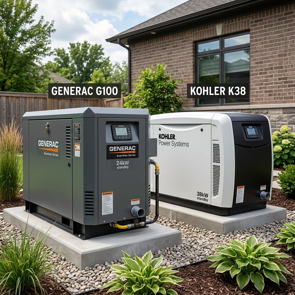 Generac vs Kohler Generators: Which Is Right for Your Fairfax Home?