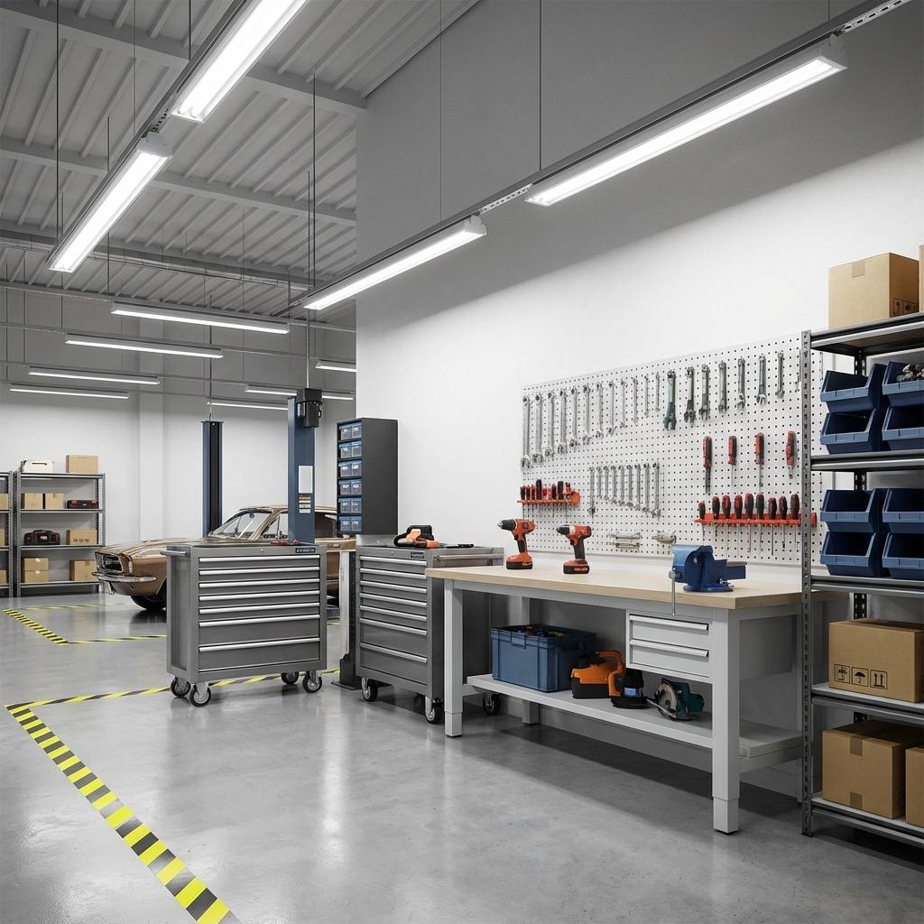 Garage & Workshop Lighting: Bright Ideas for Functional Spaces