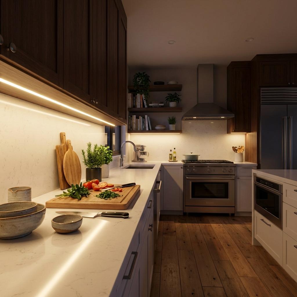 Under Cabinet Lighting Installation: Types, Methods & Pro Tips