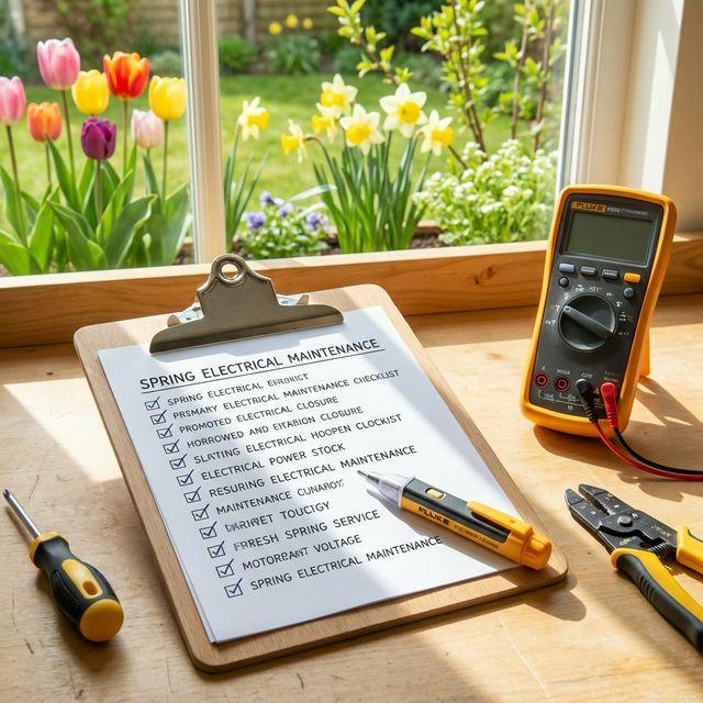 Spring Electrical Maintenance Checklist: Prepare Your Home for the New Season
