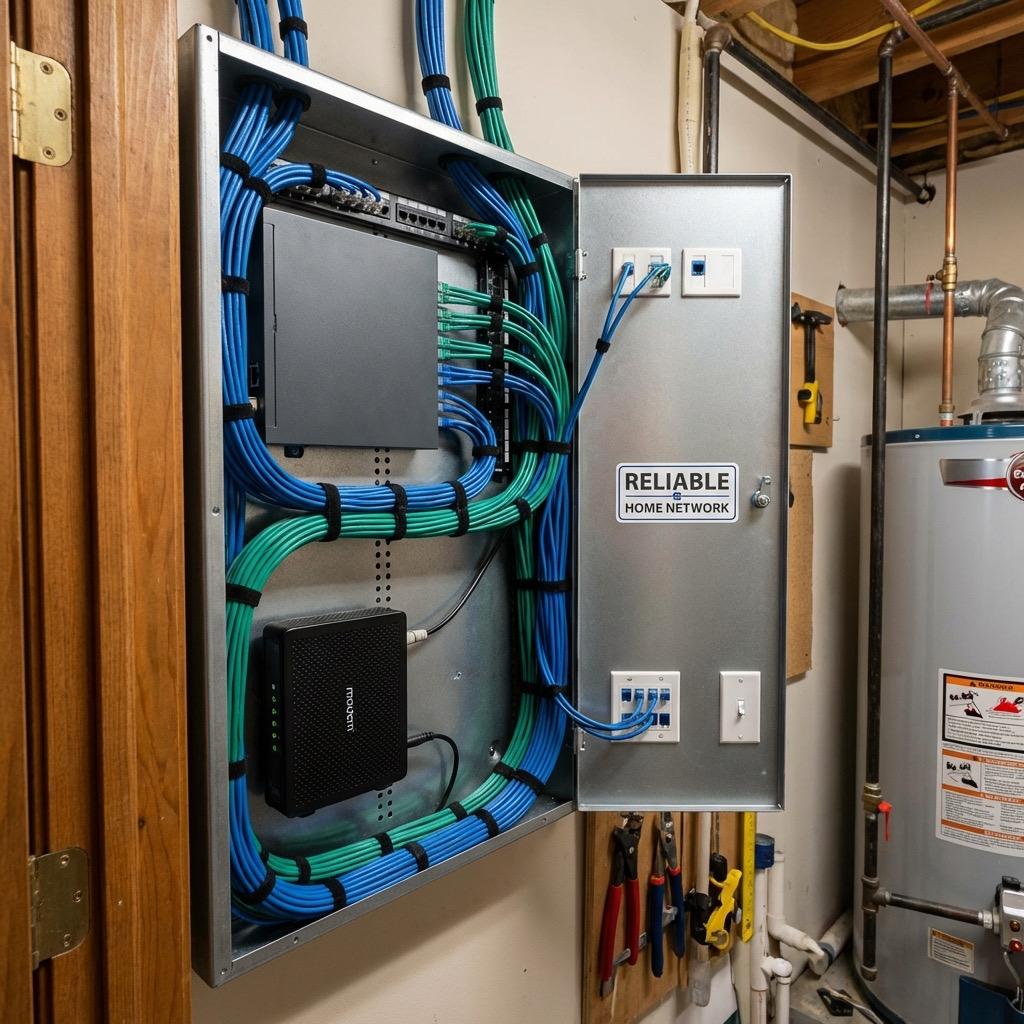 Home Network Infrastructure: Wiring for Reliable Smart Home Connectivity