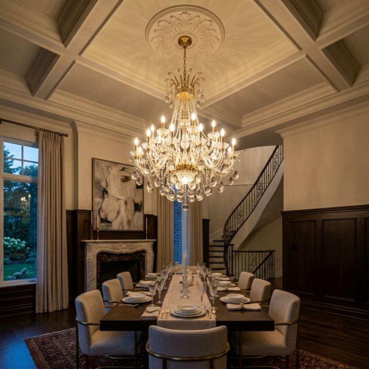 Chandelier Installation