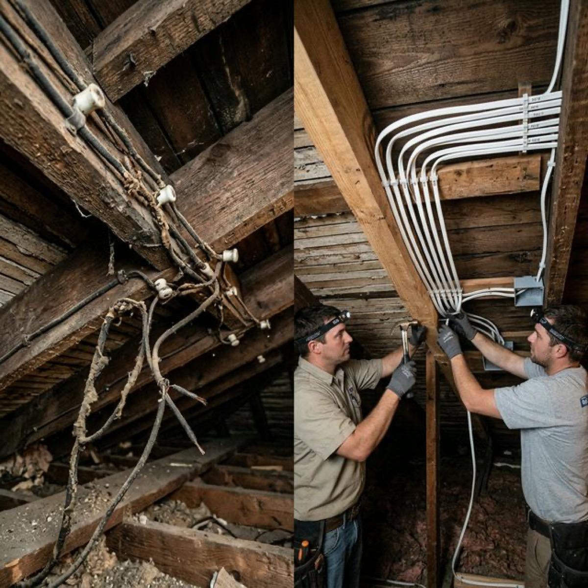 Knob & Tube Replacement in Fair Lakes