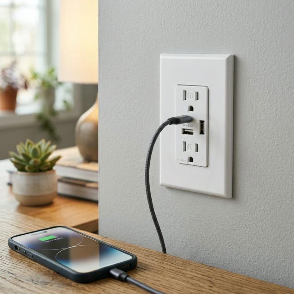 USB Outlet Installation in Rosslyn