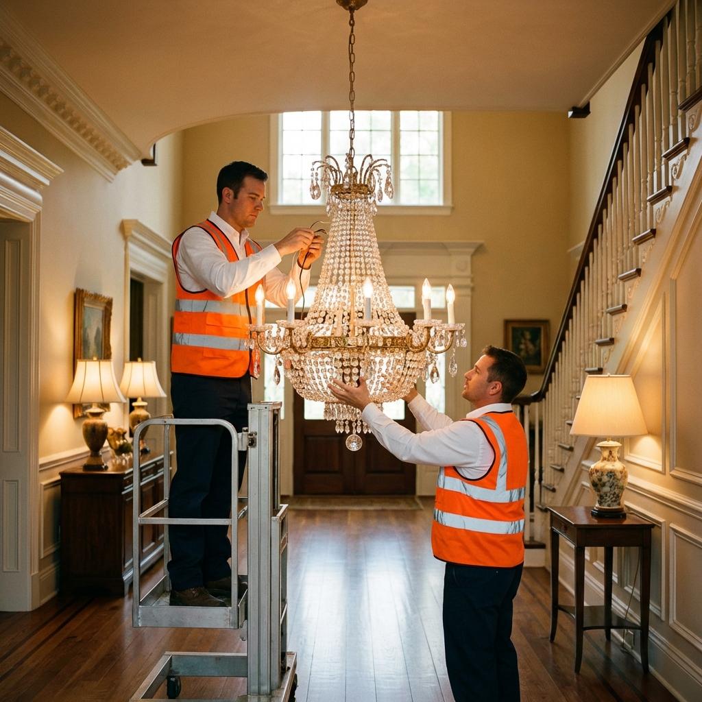 AJ Long Electric team providing panel replacements & upgrades in Arlington