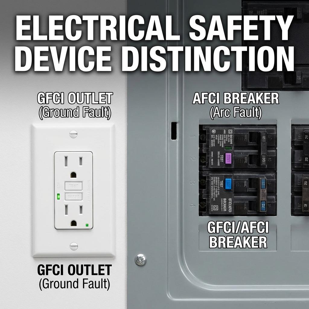 GFCI vs AFCI Breakers Explained: Understanding Your Home's Safety Protection