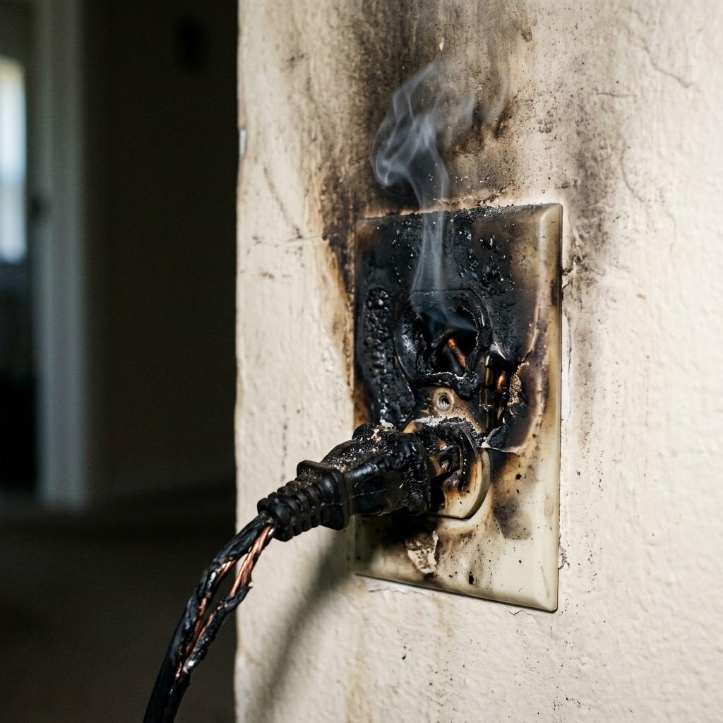 Burning Smell from Outlet? Emergency Steps for NoVA Homeowners