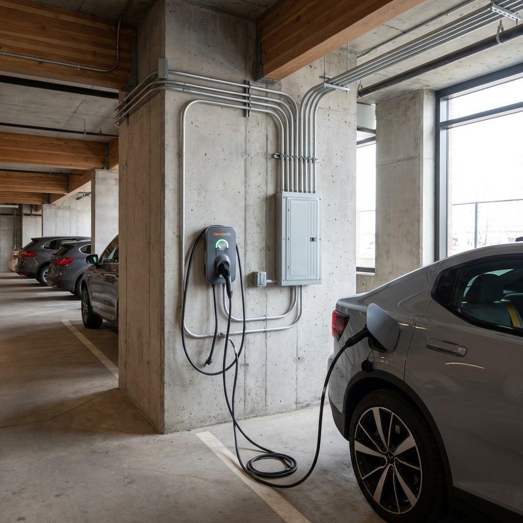 EV Charger Installation in Townhouses and Condos