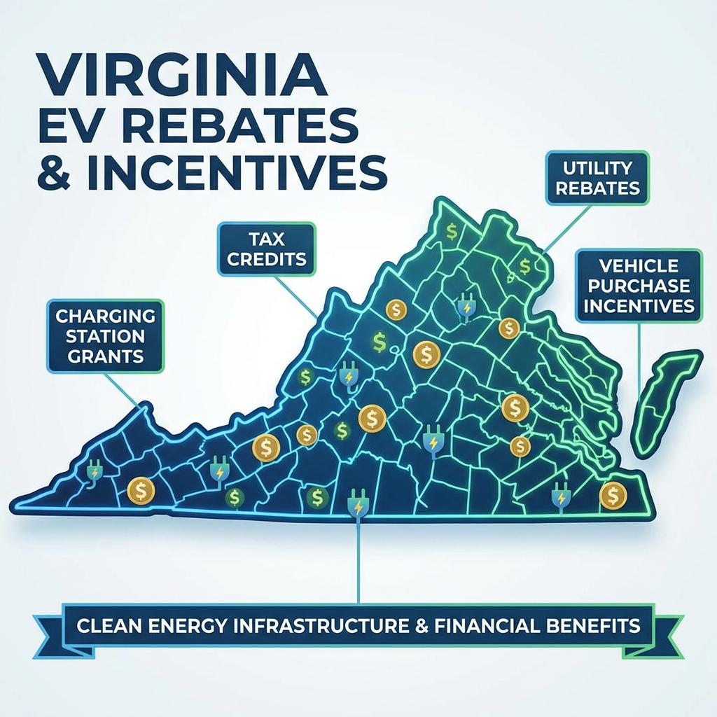 Virginia EV Charger Rebates and Incentives in 2024