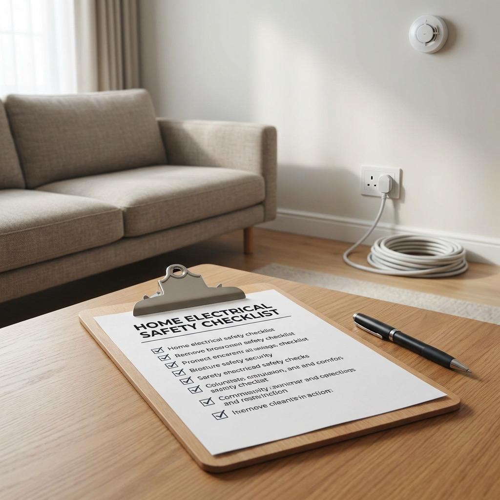Complete Electrical Safety Checklist for Homeowners: Room-by-Room Guide