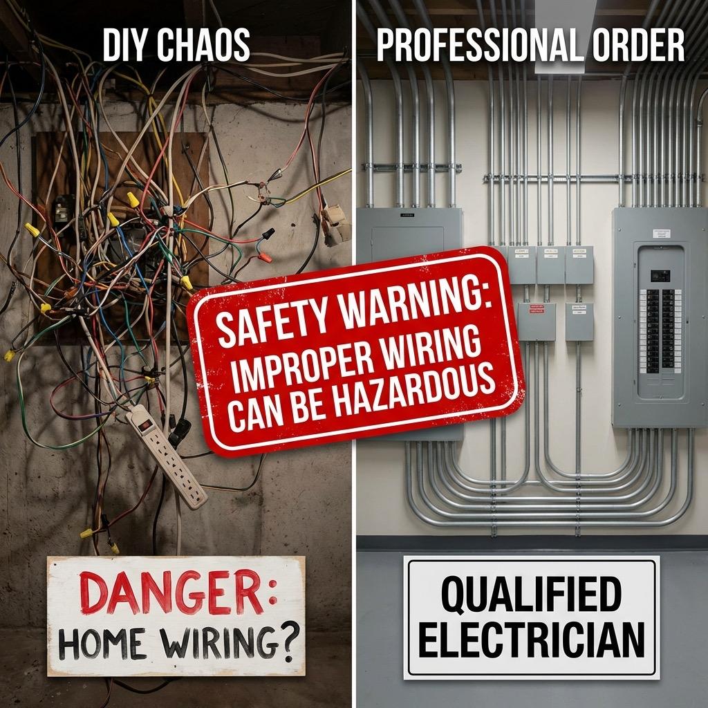 The Real Risks of DIY Electrical Work: Why Hiring a Pro Is Worth It