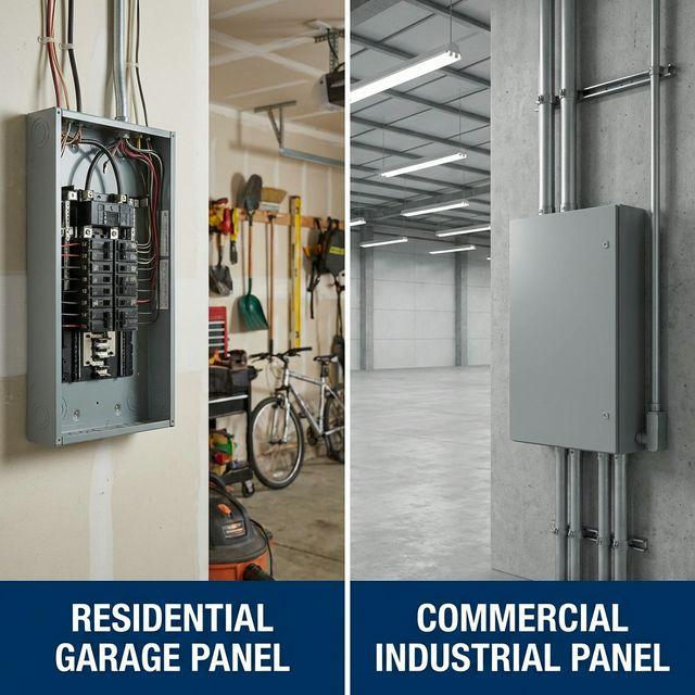 Commercial vs Residential Electrical Panels: Key Differences Explained