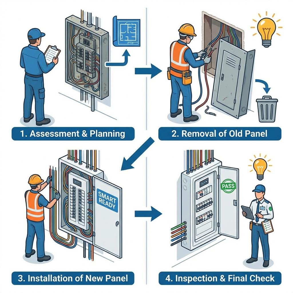 The Electrical Panel Upgrade Process Explained: What to Expect